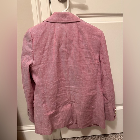 J Crew Bristol Blazer, Linen, Size 4P, worn once - Picture 3 of 4